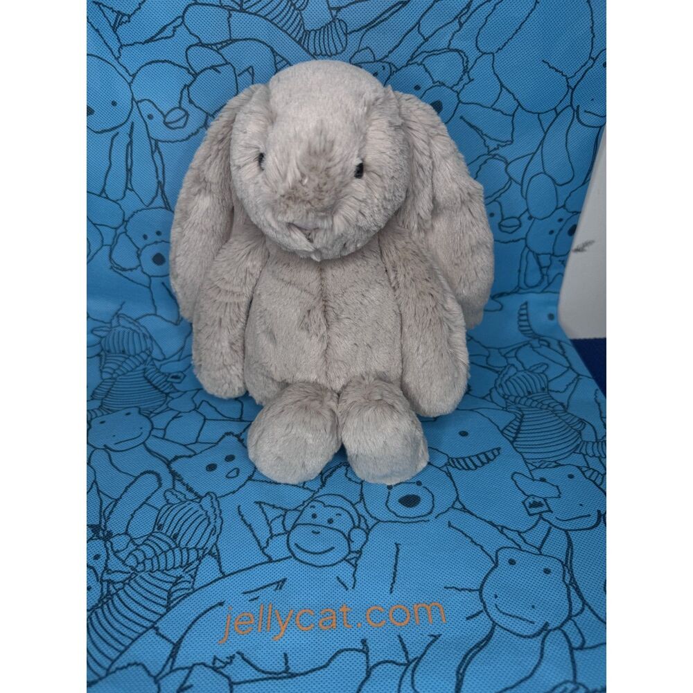 Jellycat Bashful Beige Bunny Stuffed Animal, Small, 7 inches